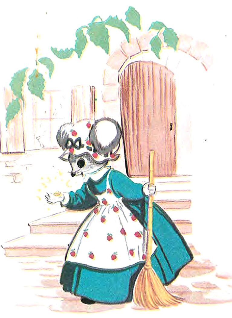 Uobražena mišica – ilustracija 01 iz bajke